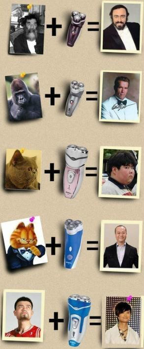 给力的剃须刀广告图880 / 作者:桂鱼 / 帖子ID:18903