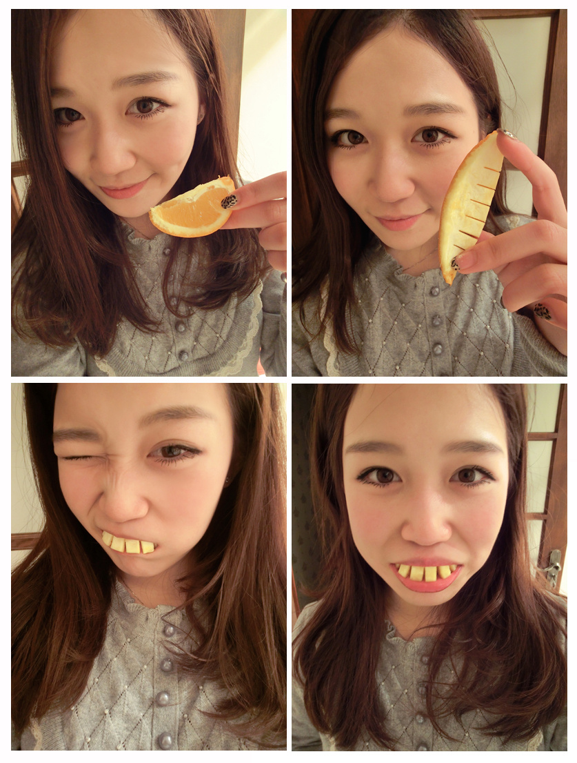 吃完橙子别把皮丢了啊  哈哈221 / 作者:资深五迷 / 帖子ID:19335