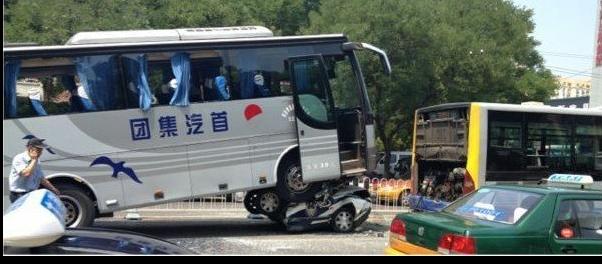 北京长虹桥发生严重车祸 一辆警车遭大巴碾压729 / 作者:孤星泪 / 帖子ID:19757