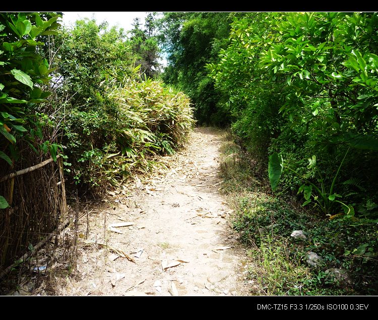 狮子头上观恭城风景。807 / 作者:平安大叔 / 帖子ID:21525