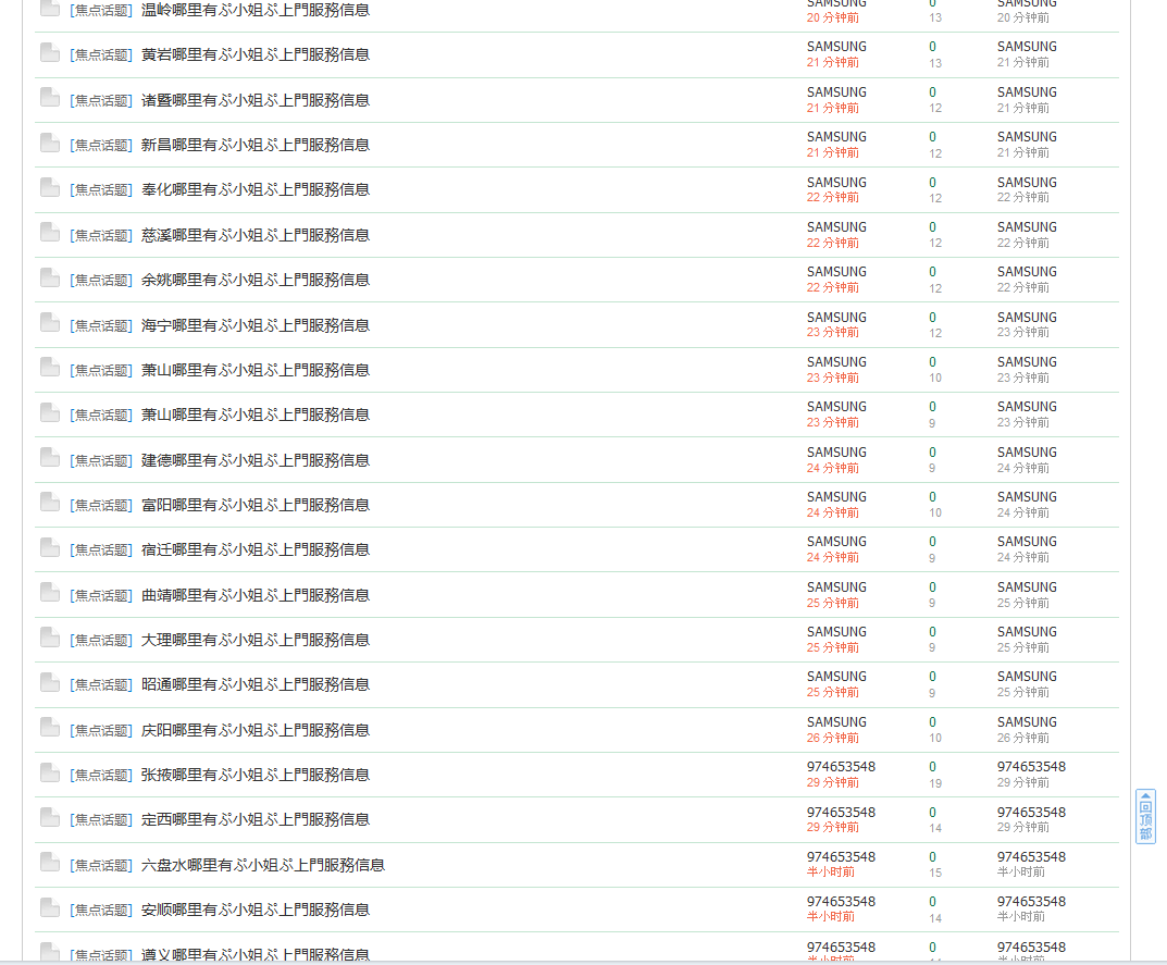 今天早上起来恭城油茶最疯狂的灌水91 / 作者:不念冷漠 / 帖子ID:23558