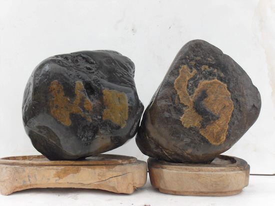 奇石上的书法艺术795 / 作者:暮云春树 / 帖子ID:38312