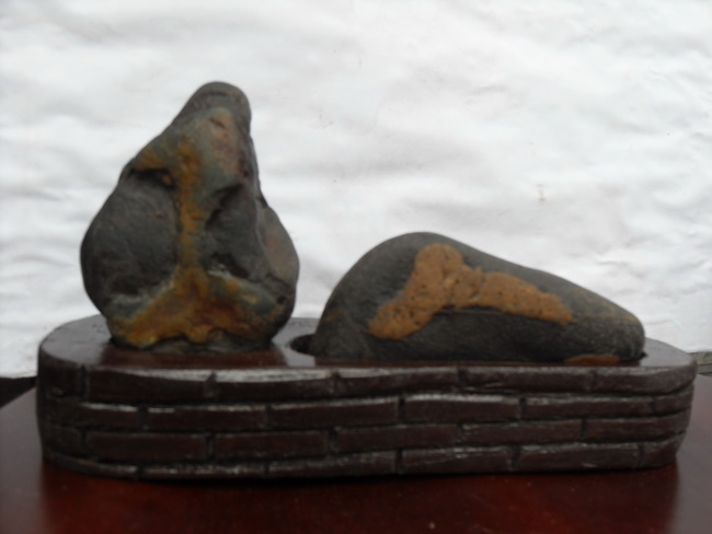 奇石上的书法艺术382 / 作者:暮云春树 / 帖子ID:38312