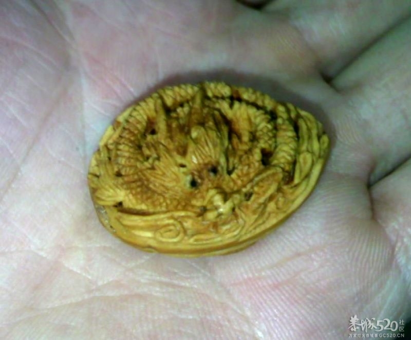 桃核雕的龙，大家欣赏199 / 作者:排散 / 帖子ID:58788