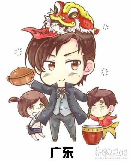 中国省份拟人图101 / 作者:茫然 / 帖子ID:60027