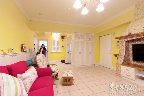 厕所藏在柜子里 MM大胆设计90平古典田园美家141 / 作者:小雨点 / 帖子ID:60576