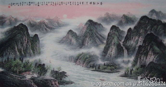 视频--毛远鸣的山水画世界494 / 作者:箩筐索 / 帖子ID:63768