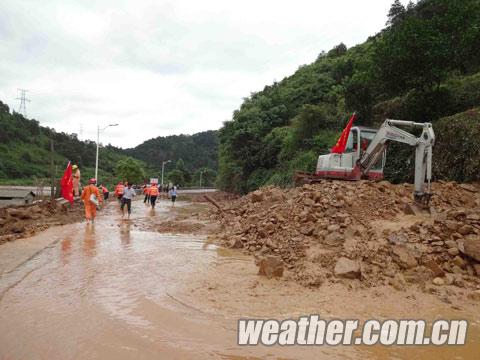恭城遭暴雨袭击 多个乡镇突发山洪143 / 作者:家在瑶乡 / 帖子ID:68049