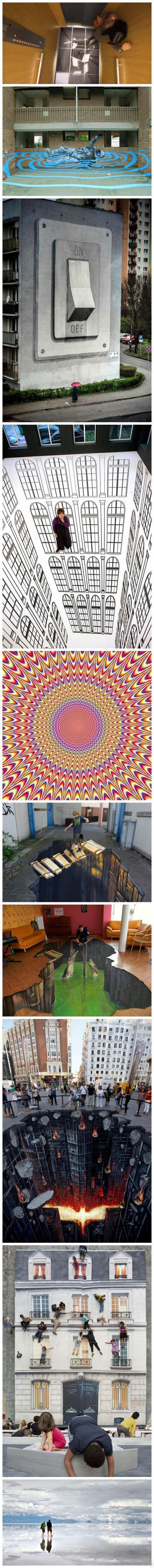 2012十大视觉错位作品，让你的眼睛产生幻觉。797 / 作者:喵呜 / 帖子ID:69308
