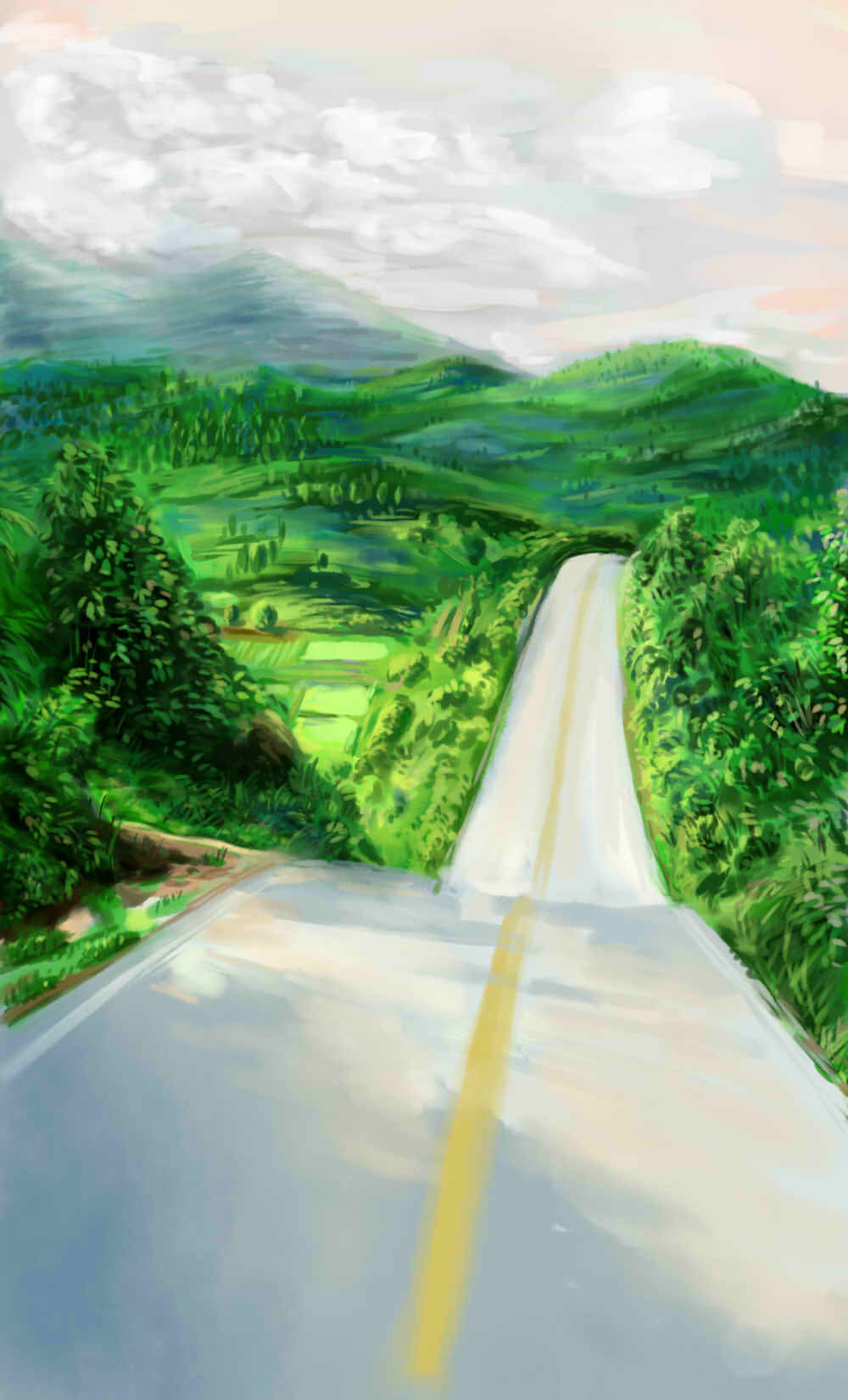 涂鸦：长路552 / 作者:萝卜酸送粥 / 帖子ID:96403