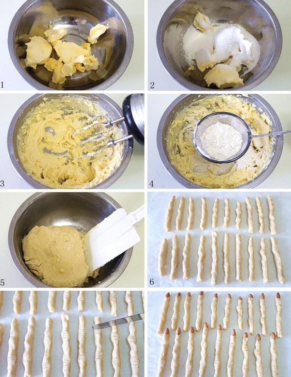 万圣节美食DIY---恐怖的女巫手指饼干304 / 作者:小雨点 / 帖子ID:97247
