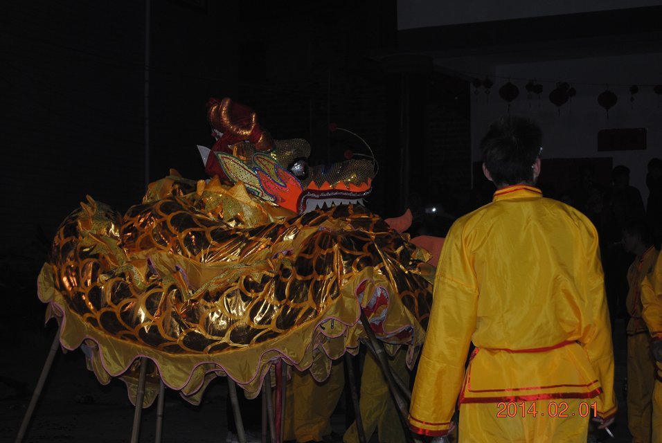 恭城观音乡伍排瑶狮公塘村初二龙狮表演409 / 作者:恭城蚂蜂 / 帖子ID:100395