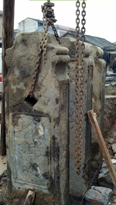 加会太平村：谢氏宗祠古石桅杆修复工作开始940 / 作者:东岭樵歌 / 帖子ID:100722