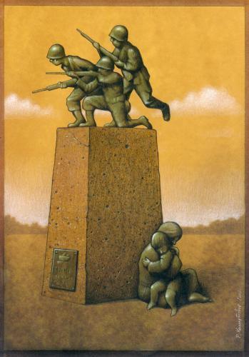 波兰名画家寓意深刻的讽刺画837 / 作者:茶江源 / 帖子ID:100871
