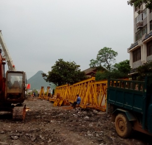 恭城茶江大桥扩建工程进入铺设桥面阶段747 / 作者:亡口月贝凡 / 帖子ID:101272