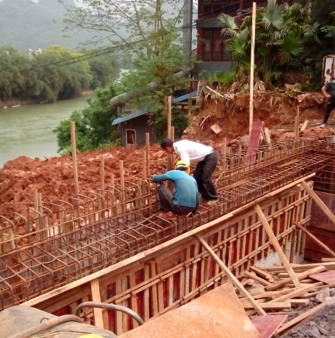 恭城茶江大桥扩建工程进入铺设桥面阶段441 / 作者:亡口月贝凡 / 帖子ID:101272