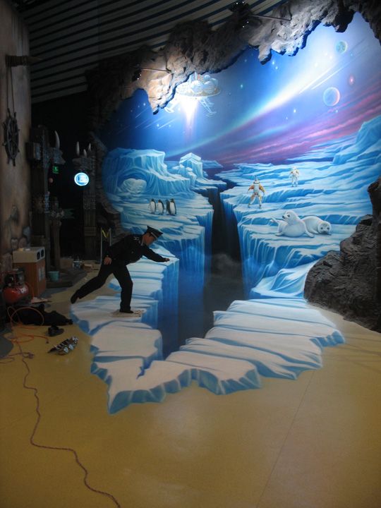 【一群手绘达人： 即将举办艺术墙绘展（3D彩绘）壁画展】】】873 / 作者:原来的那个点 / 帖子ID:101604