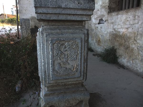 栗木关帝庙今天开始装新石墩！506 / 作者:山野图夫 / 帖子ID:102486