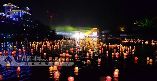 桂林资源举办河灯歌节 再现万盏河灯耀资江517 / 作者:欧耶 / 帖子ID:104261