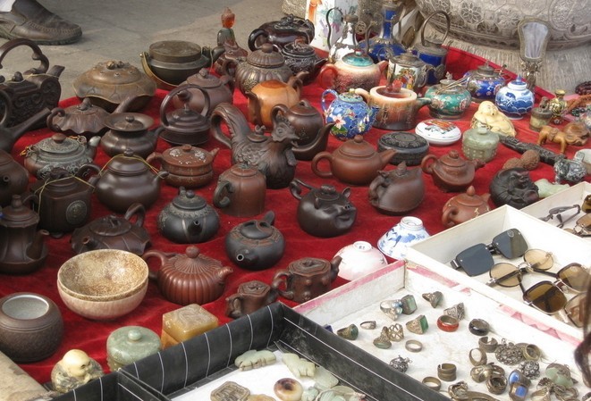 晒点紫砂壶与玉器给大家欣赏。姜太公在此钓鱼。992 / 作者:恭城蚂蜂 / 帖子ID:104988