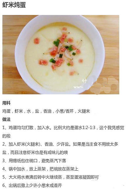 喜欢吃蒸蛋的亲们有福了784 / 作者:猫小萌 / 帖子ID:105184