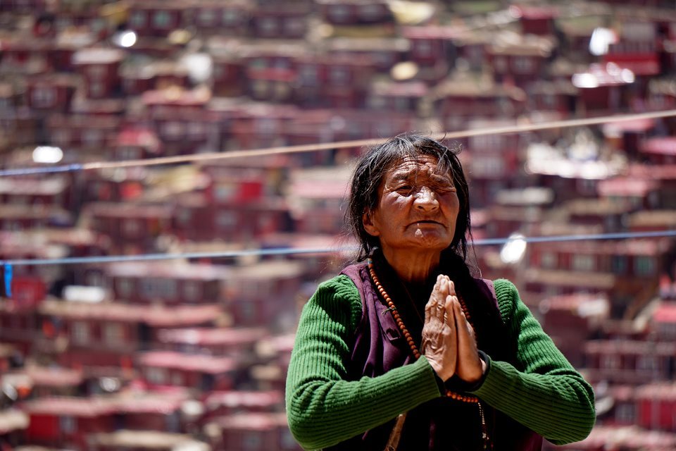 西藏的佛学后花园（色达）最美的风景在思想中503 / 作者:西岭妹纸 / 帖子ID:105187