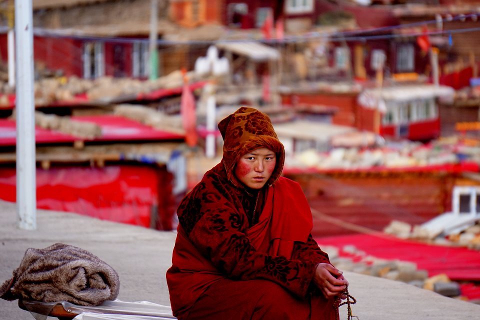 西藏的佛学后花园（色达）最美的风景在思想中571 / 作者:西岭妹纸 / 帖子ID:105187