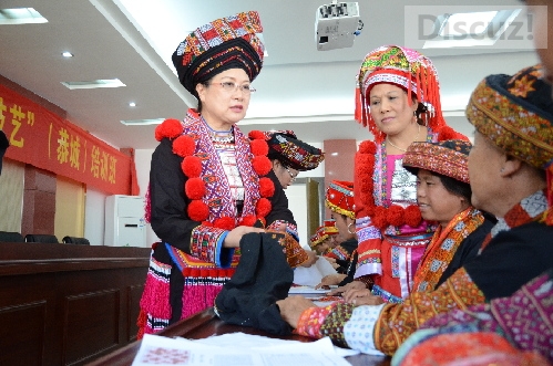 恭城：刺绣面对面 瑶绣有传承239 / 作者:欧耶 / 帖子ID:105338