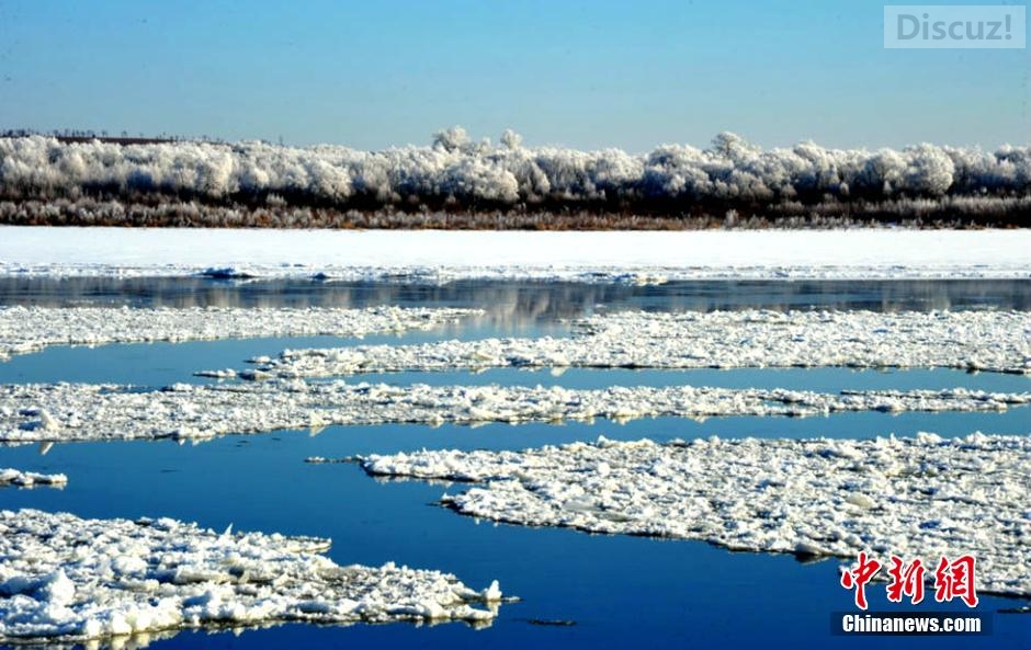 黑龙江大兴安岭现绵延数公里雾凇美景711 / 作者:桂花糕 / 帖子ID:105584