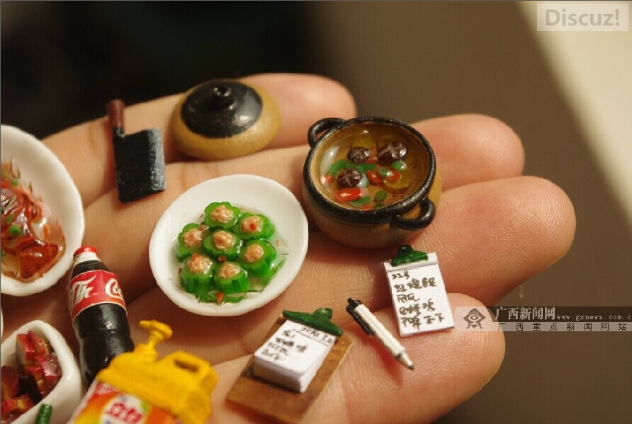 [脸谱]广西妹子施紫丽：玩转微缩工艺世界466 / 作者:九命猫 / 帖子ID:105595