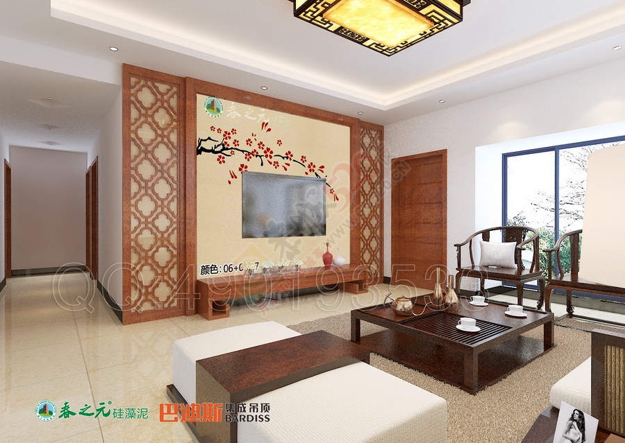 春之元硅藻泥设计方案812 / 作者:巴迪斯 / 帖子ID:112475