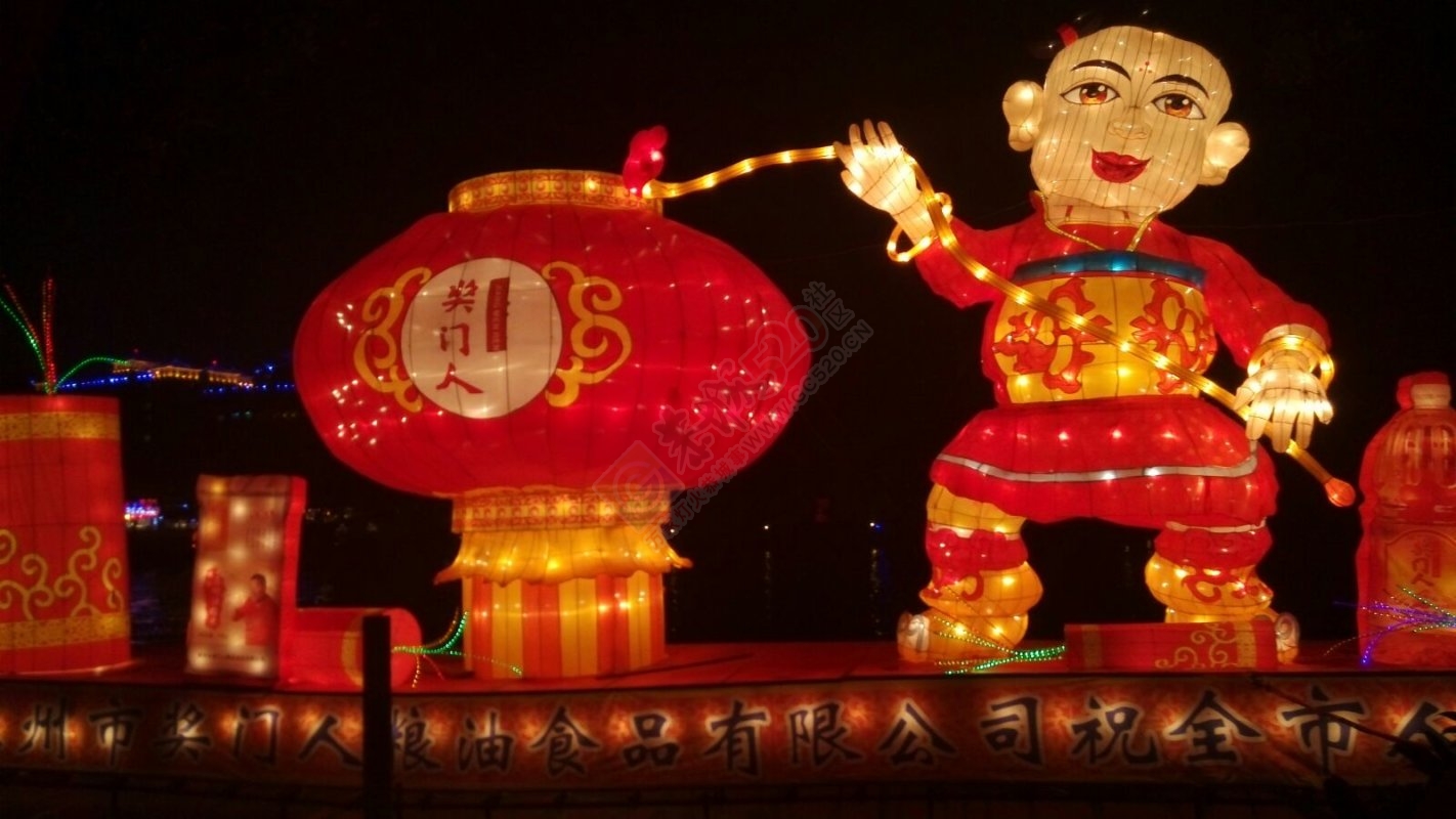 昨晚的惠州西湖花灯节849 / 作者:红通通 / 帖子ID:112544