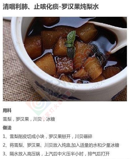 九款润肺止咳食谱！收了以备不时之需！400 / 作者:猫小萌 / 帖子ID:112729