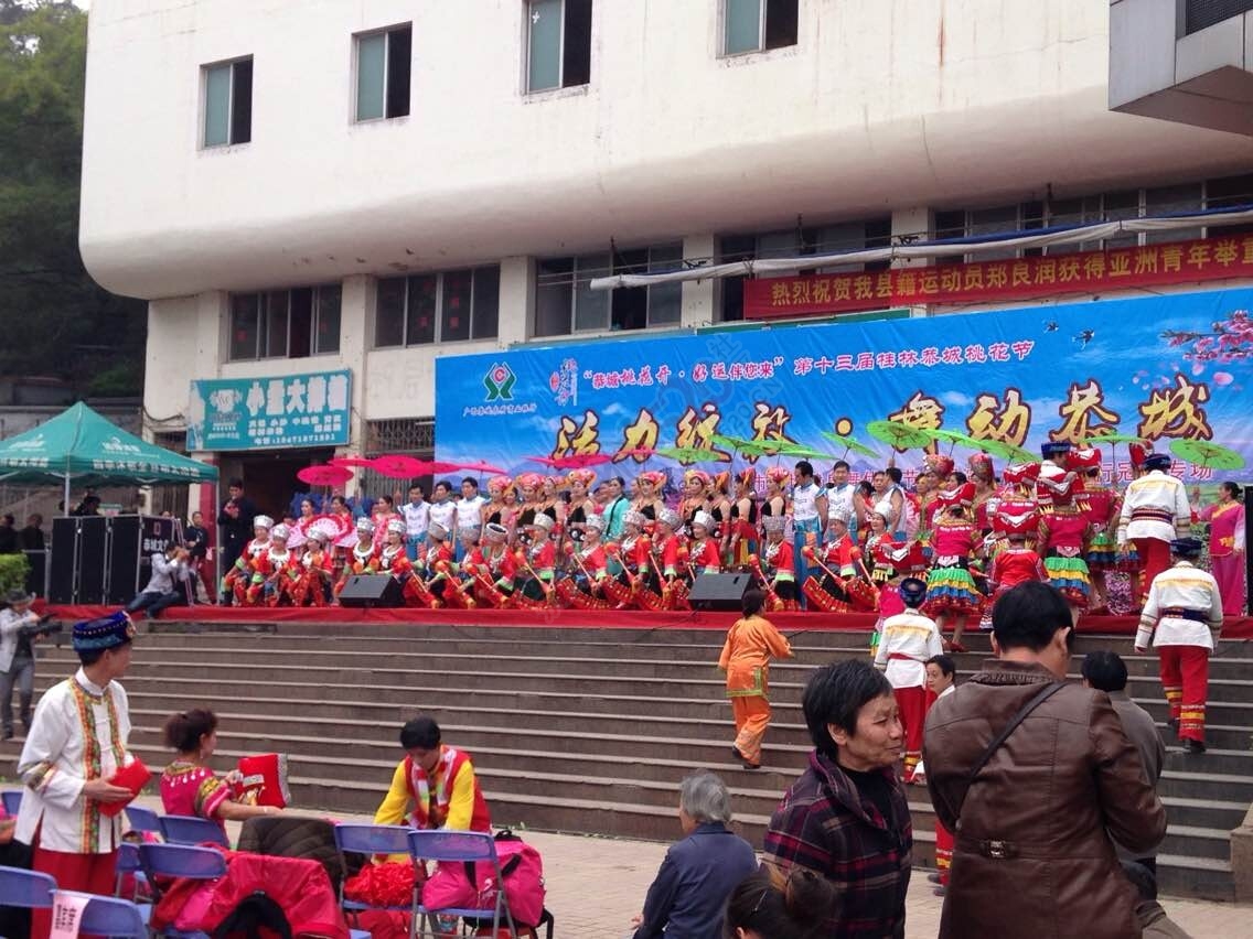 桂林市优秀广场舞展演现场613 / 作者:美丽的梦花 / 帖子ID:113350