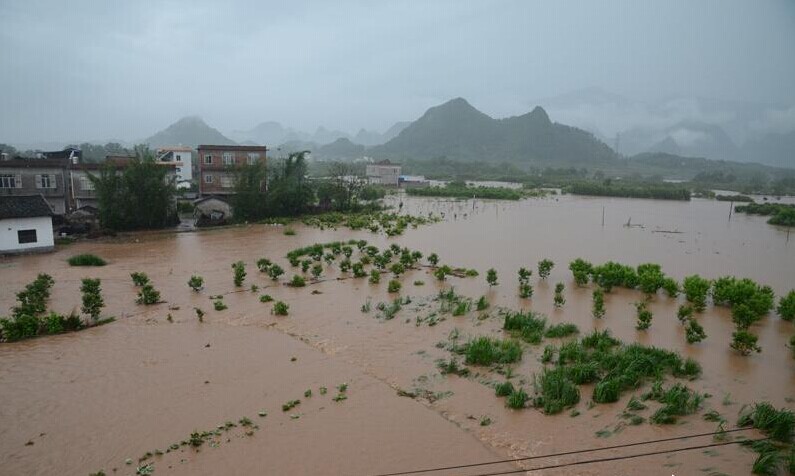 恭城各地大暴雨袭击后组图831 / 作者:砍柴撞跌老斑鸠 / 帖子ID:116040