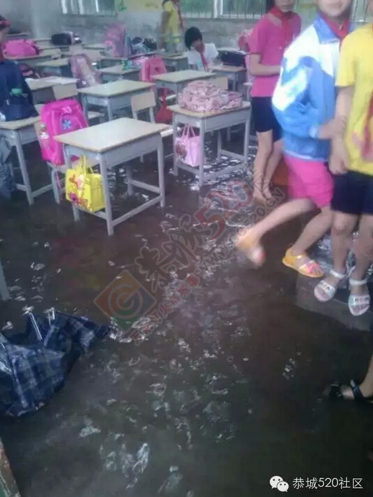 恭城连降暴雨，多地开启看海模式，西岭群众受灾自救0 / 作者:520小编 / 帖子ID:116167