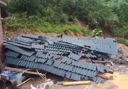 西岭乡东面村的山体滑坡（我们村）辛苦建的房孑和快丰收的庄稼，因为下雨，全没了709 / 作者:杨溪王公子 / 帖子ID:116538