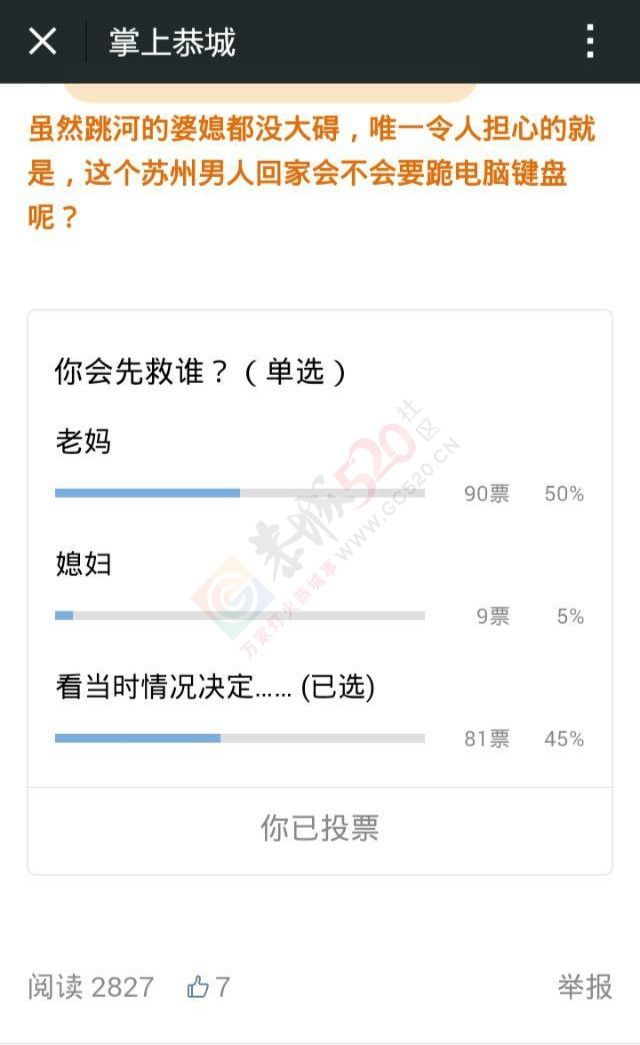 看到这个结果，证明恭城人是不需要老婆的420 / 作者:恭城520小奈姐姐 / 帖子ID:119158