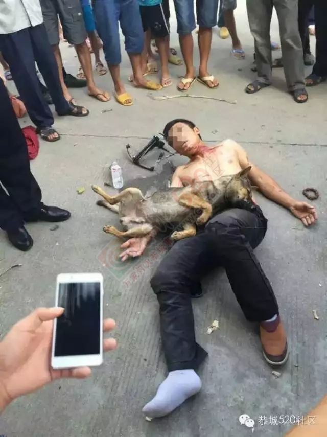 恭城又现暴打偷狗贼，莲花蛟津塘偷狗贼被抓，愤怒群众将其暴打324 / 作者:社区小编 / 帖子ID:119593