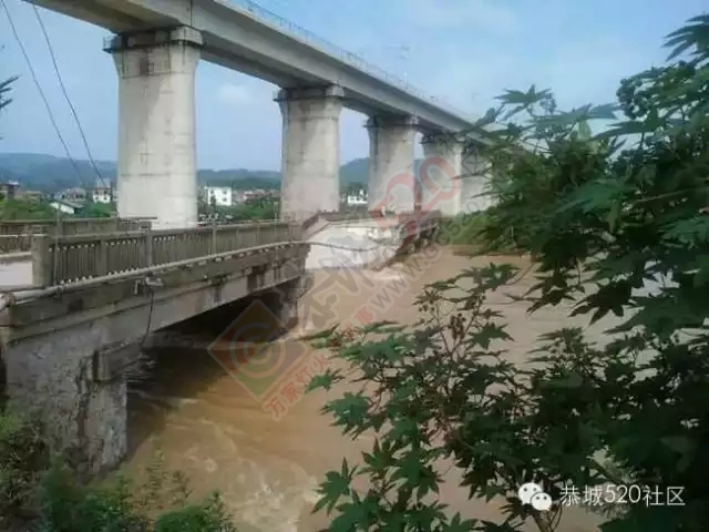 恭城孟家大桥近日拆除重建，乐家寨便桥却又被大水冲垮了171 / 作者:社区小编 / 帖子ID:128122