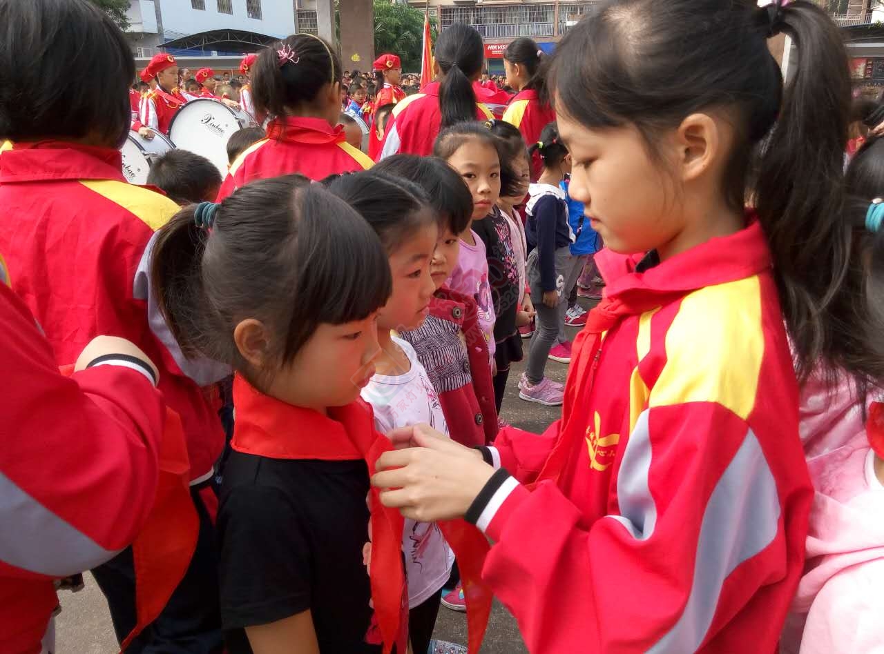 10月13日上午，县中心小学举行“红领巾相约中国梦”882 / 作者:社区小编 / 帖子ID:128348