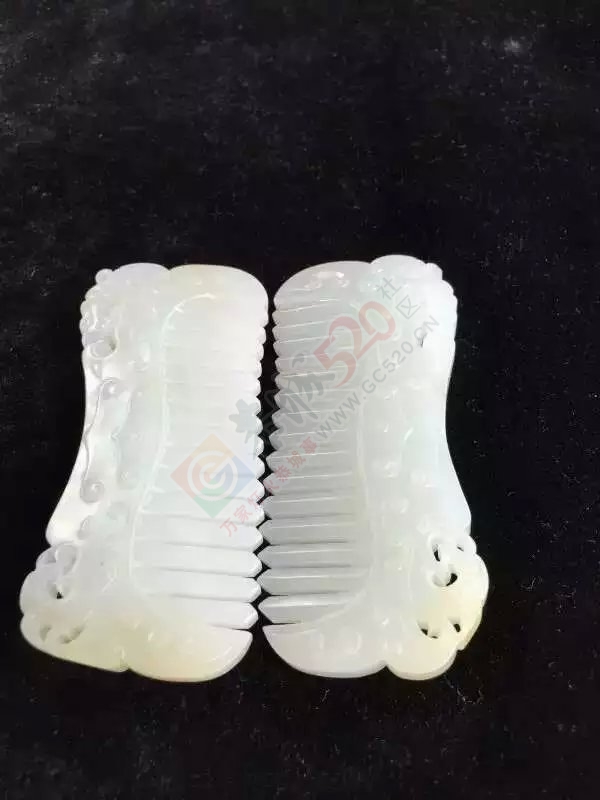 出手和田白玉籽料龙凤梳子，992 / 作者:发如雪 / 帖子ID:128629