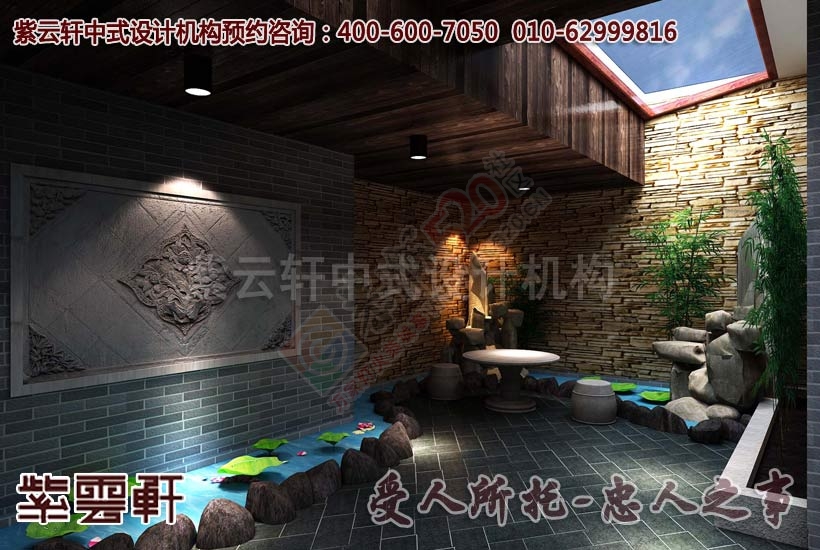 别墅现代中式风格装修案例图-祥和宁静栖居444 / 作者:zyxuancom / 帖子ID:159171