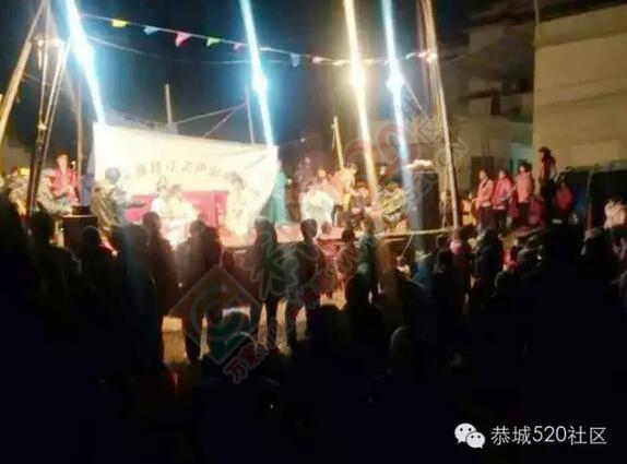 夜探恭城乐湾龙神庙会，香客信徒络绎不绝热闹非凡120 / 作者:520小编 / 帖子ID:159194