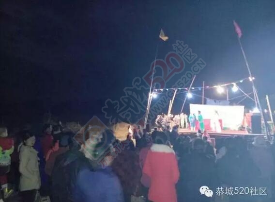 夜探恭城乐湾龙神庙会，香客信徒络绎不绝热闹非凡351 / 作者:520小编 / 帖子ID:159194