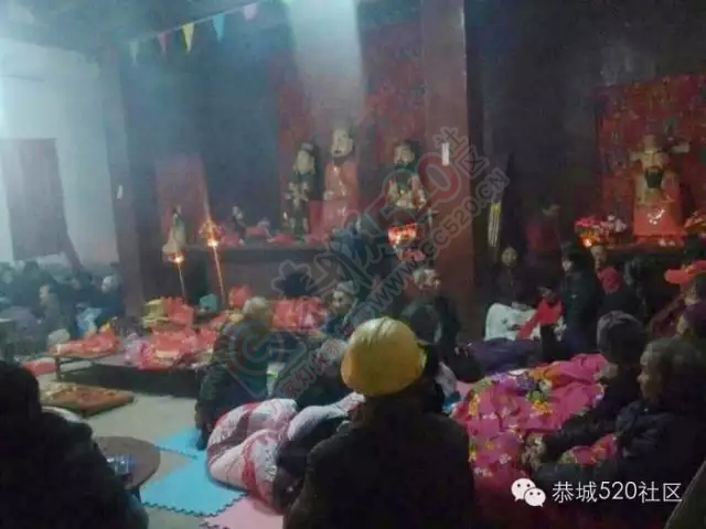 夜探恭城乐湾龙神庙会，香客信徒络绎不绝热闹非凡788 / 作者:深秋的落叶 / 帖子ID:159231