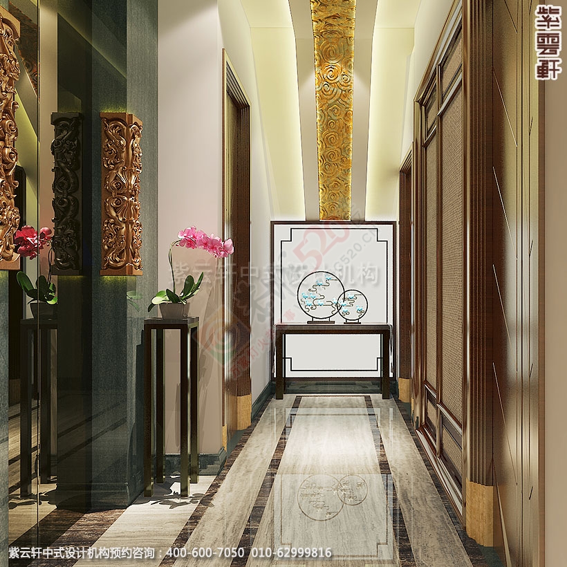 上海中医养生会馆中式装修设计，阔气疏朗的儒雅空间110 / 作者:zyxuancom / 帖子ID:159587