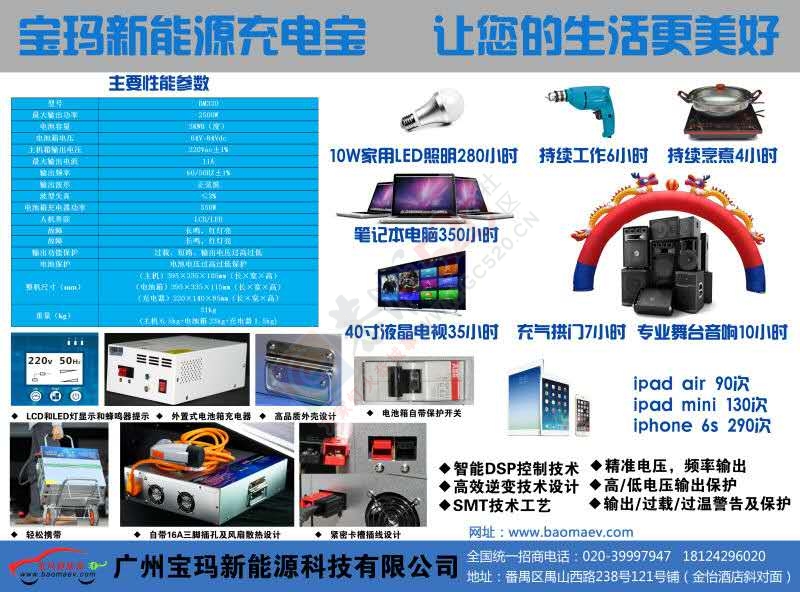 谁见过家用充电宝  任何220V家电都可以用322 / 作者:jiangyu0304 / 帖子ID:159644