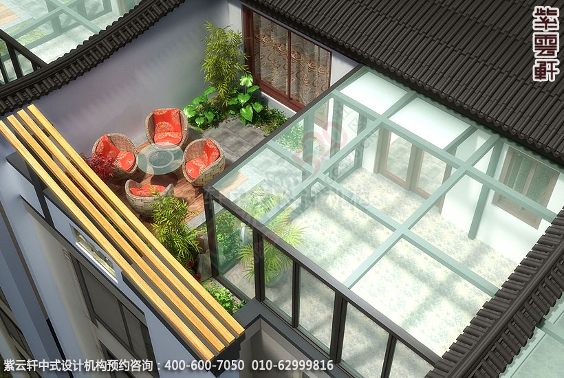 简约中式别墅设计案例，明朗而温馨314 / 作者:zyxuancom / 帖子ID:159663