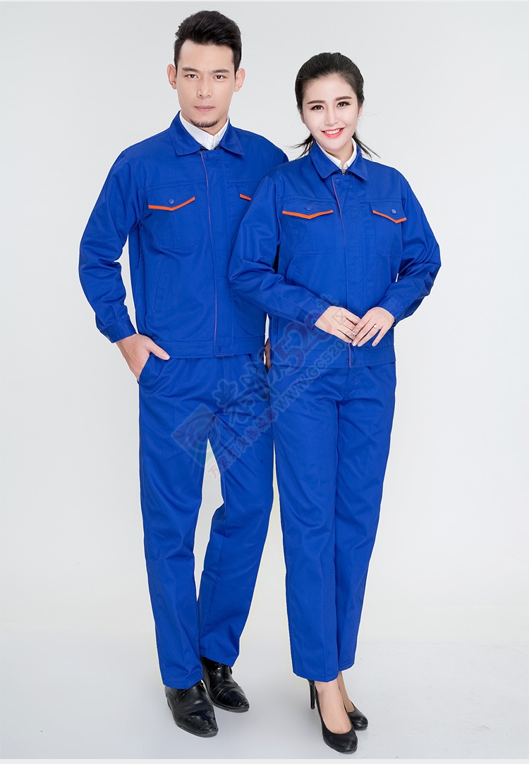 春秋新款长袖4S店维修工工作服电子厂工程师服装质检部门男女工装857 / 作者:dzfs002 / 帖子ID:160055